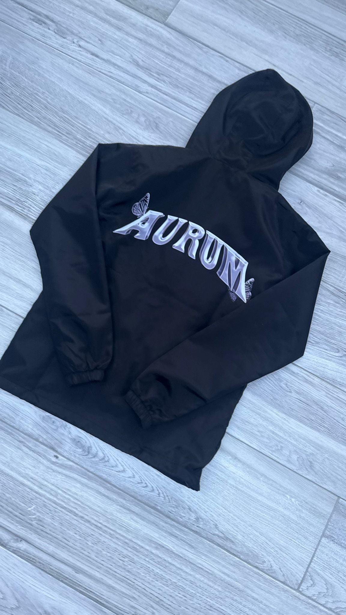 AURUM Butterfly Windbreaker – Reflective Midnight Edition