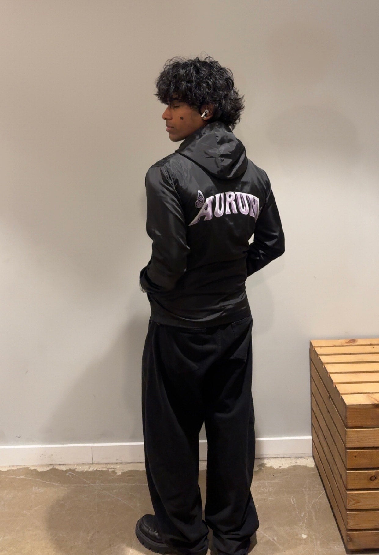 AURUM Butterfly Windbreaker – Reflective Midnight Edition